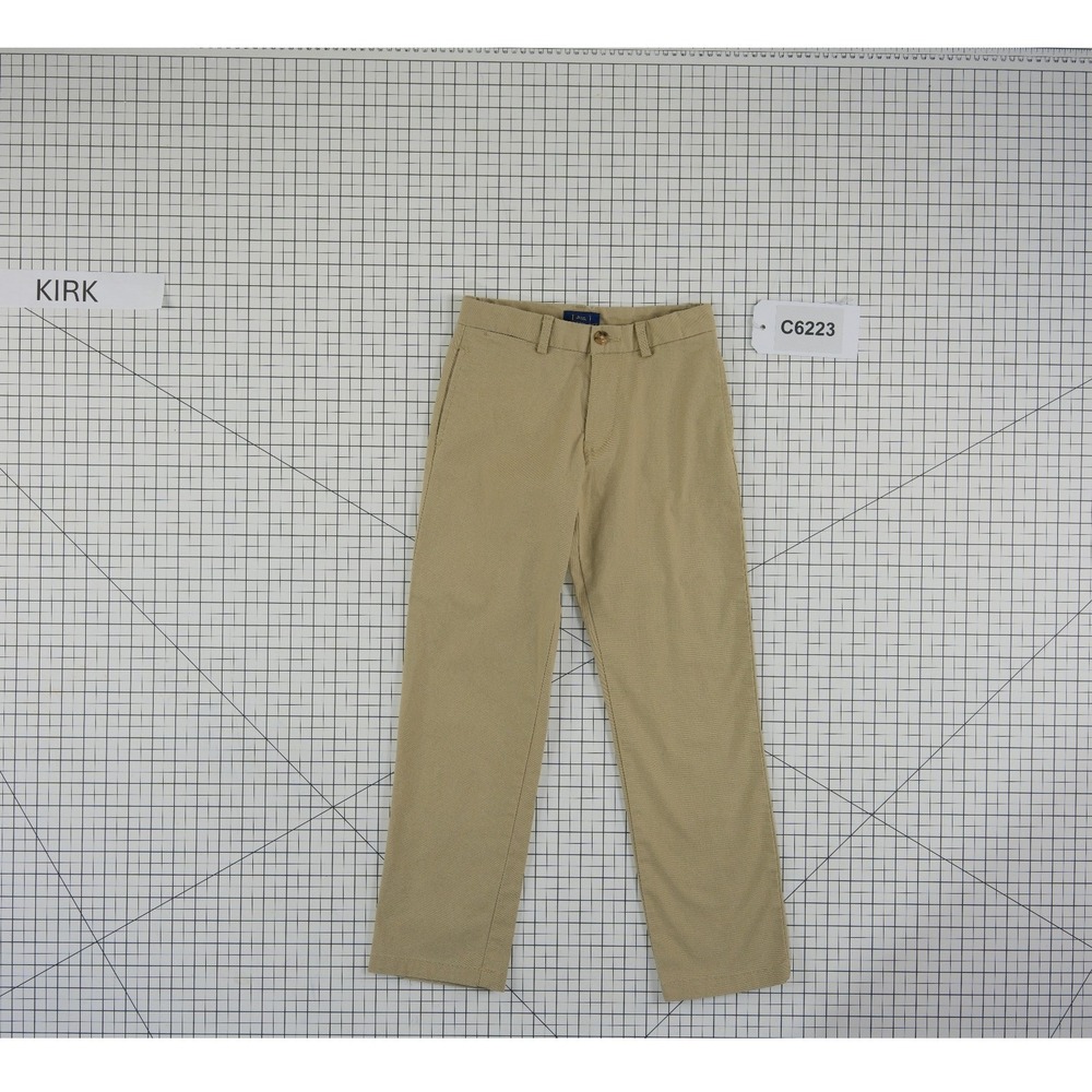 Polo Ralph Lauren Chino Pants Boys Size 7 Khaki Stretch Cotton Pony Logo - Picture 6 of 6